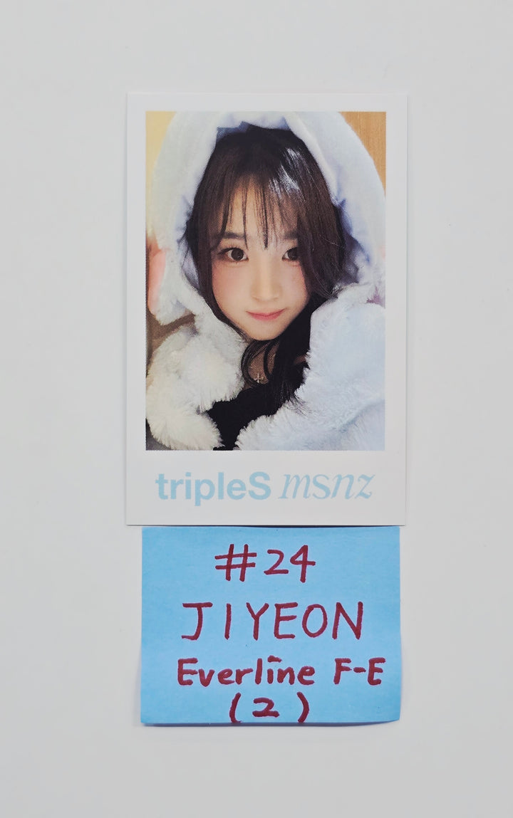 Triples_msnz "Beyond Beauty" - Everline Fansing Event Polaroid type Photocard R2 (Objekt Music Album ver.) [26.02.06]