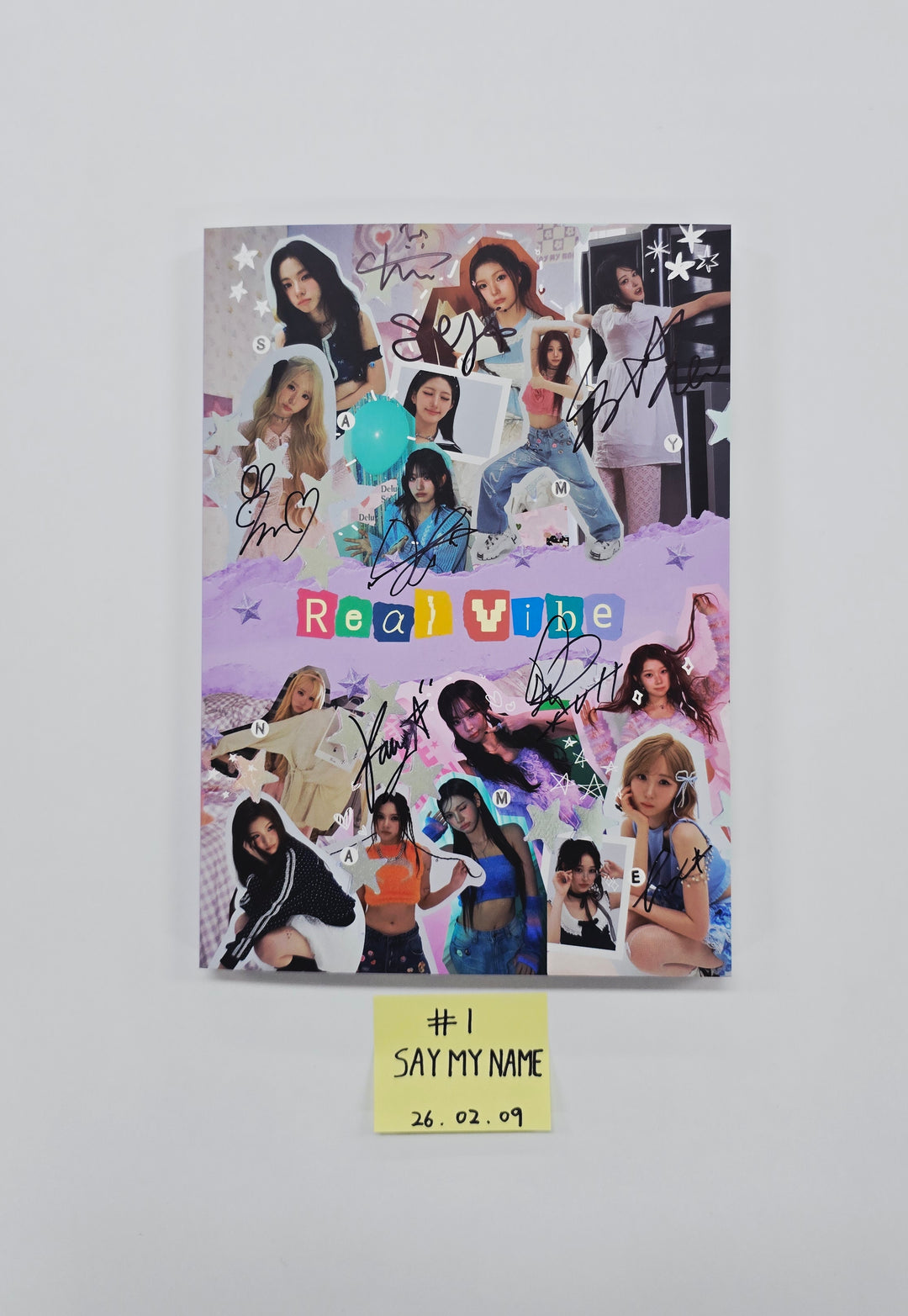 SAY MY NAME "&amp;Our Vibe" - Hand Autographed(Signed) Promo Album [26.02.09]