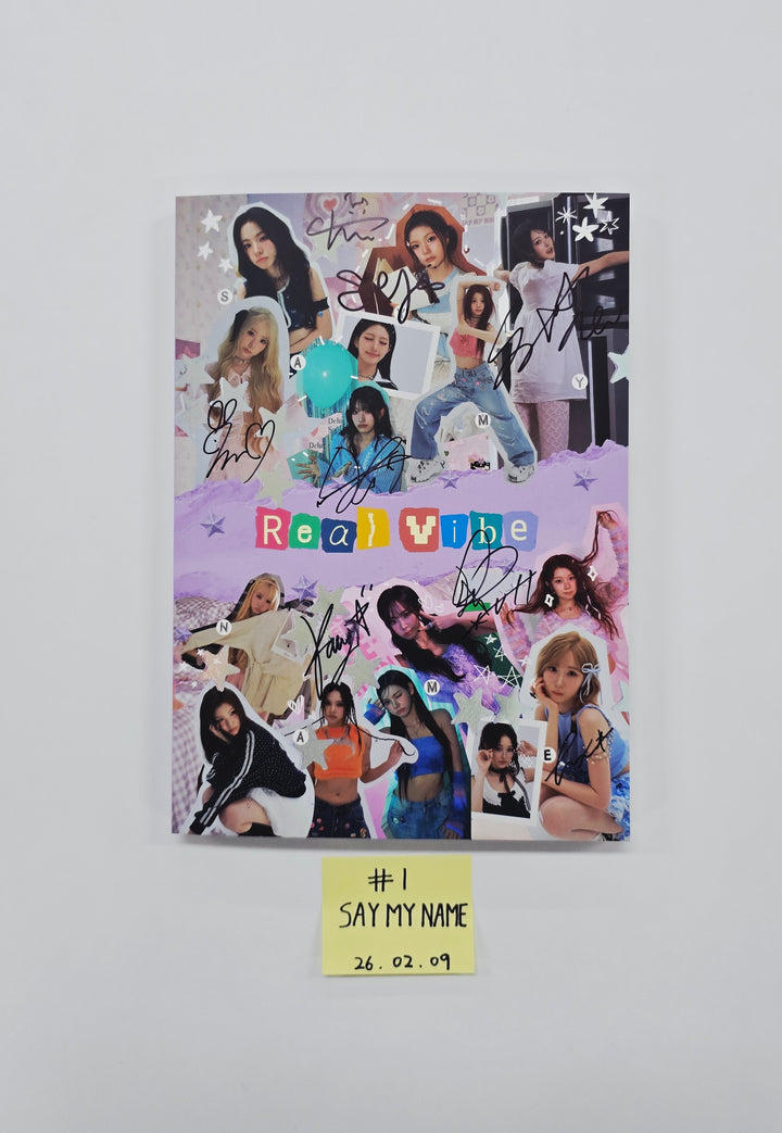 SAY MY NAME "&amp;Our Vibe" - Hand Autographed(Signed) Promo Album [26.02.09]