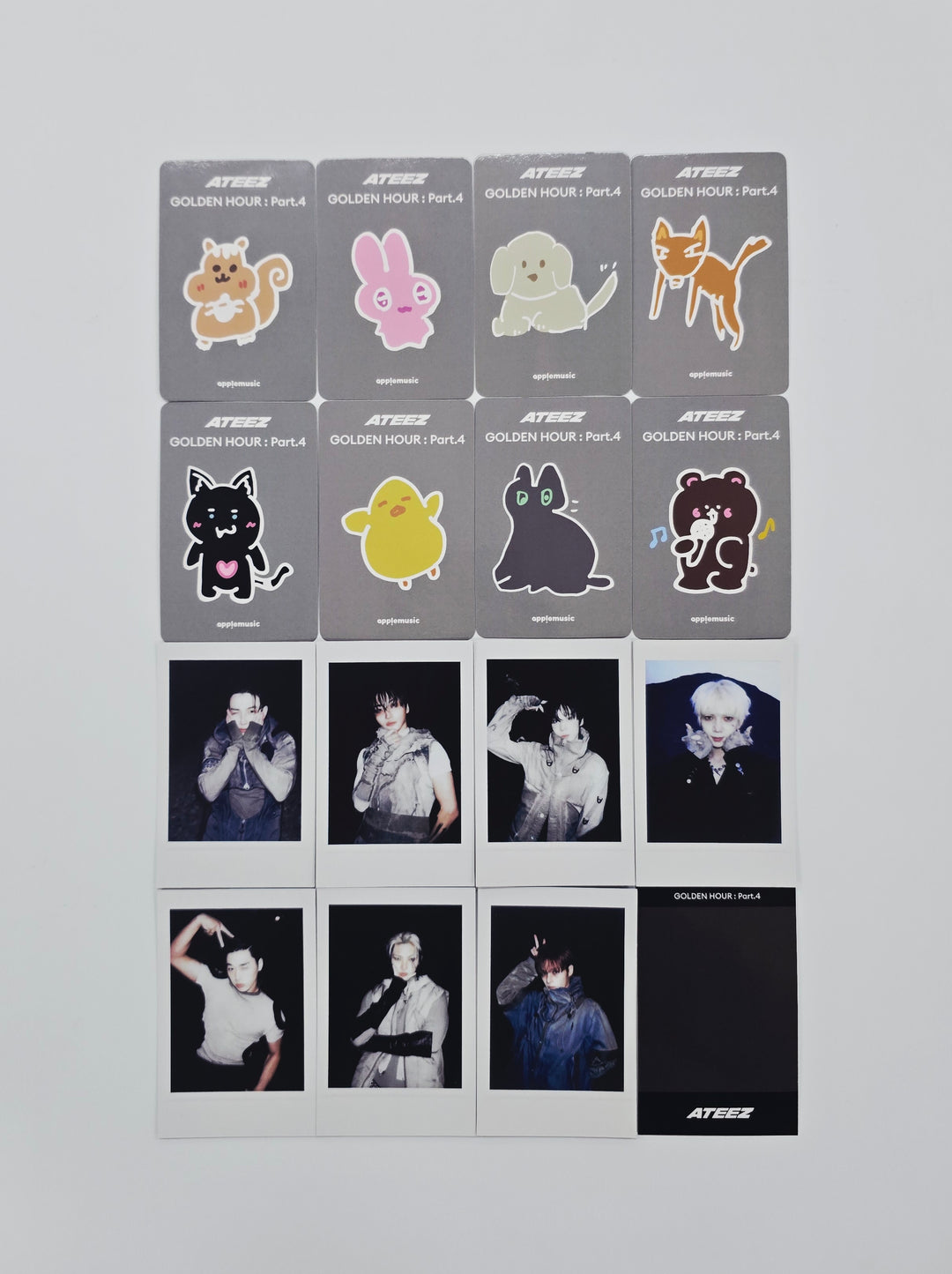 ATEEZ "GOLDEN HOUR : Part.4" - Apple Music Lucky Draw Event Photocard (digipack ver.) [26.02.10]