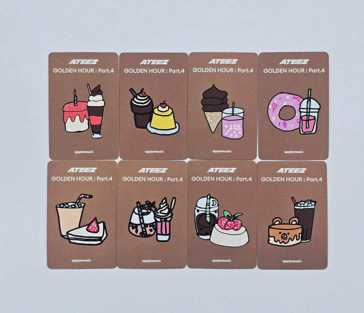 ATEEZ "GOLDEN HOUR : Part.4" - Apple Music Drink Event Photocard [26.02.10]