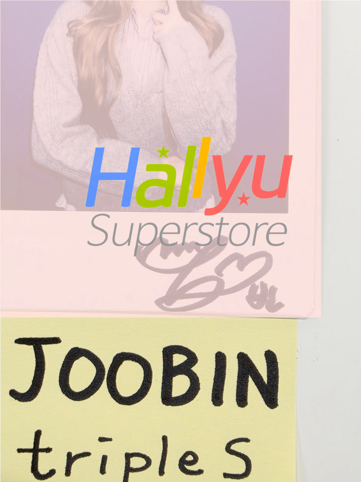 JOOBIN (of TripleS) - Hand Autographed(Signed) Polaroid [26.02.11]
