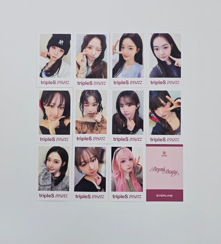 Triples_msnz "Beyond Beauty" - Everline Fansing Event Polaroid type Photocard R3 (Objekt Music Album ver.) [26.02.12]