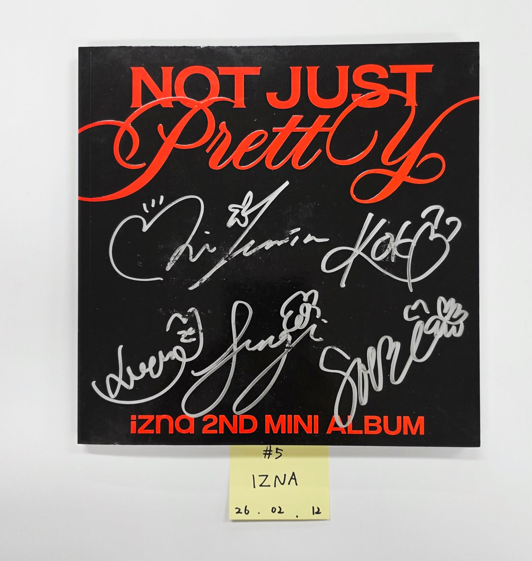 IZNA "Not Just Pretty", ILLIT "NOT CUTE ANYMORE", ILLIT "bomb", MEOVV "MY EYES OPEN VVIDE"  - Hand Autographed(Signed) Promo Album [26.02.12]