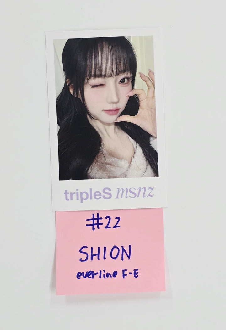 Triples_msnz "Beyond Beauty" - Everline Fansing Event Polaroid type Photocard R4 (Objekt Music Album ver.) [26.02.13]
