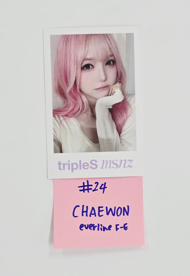 Triples_msnz "Beyond Beauty" - Everline Fansing Event Polaroid type Photocard R4 (Objekt Music Album ver.) [26.02.13]