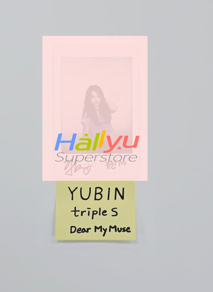 YUBIN (of TripleS) - Hand Autographed(Signed) Polaroid [26.02.13]