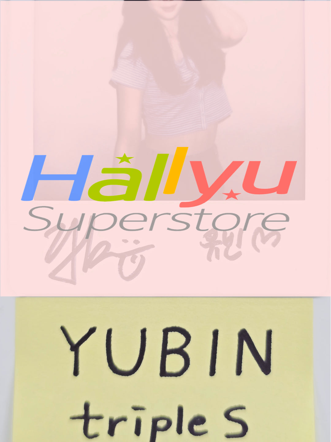 YUBIN (of TripleS) - Hand Autographed(Signed) Polaroid [26.02.13]