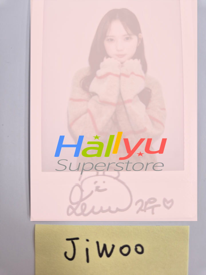 JiWoo (of TripleS) - Hand Autographed(Signed) Polaroid [26.02.19]