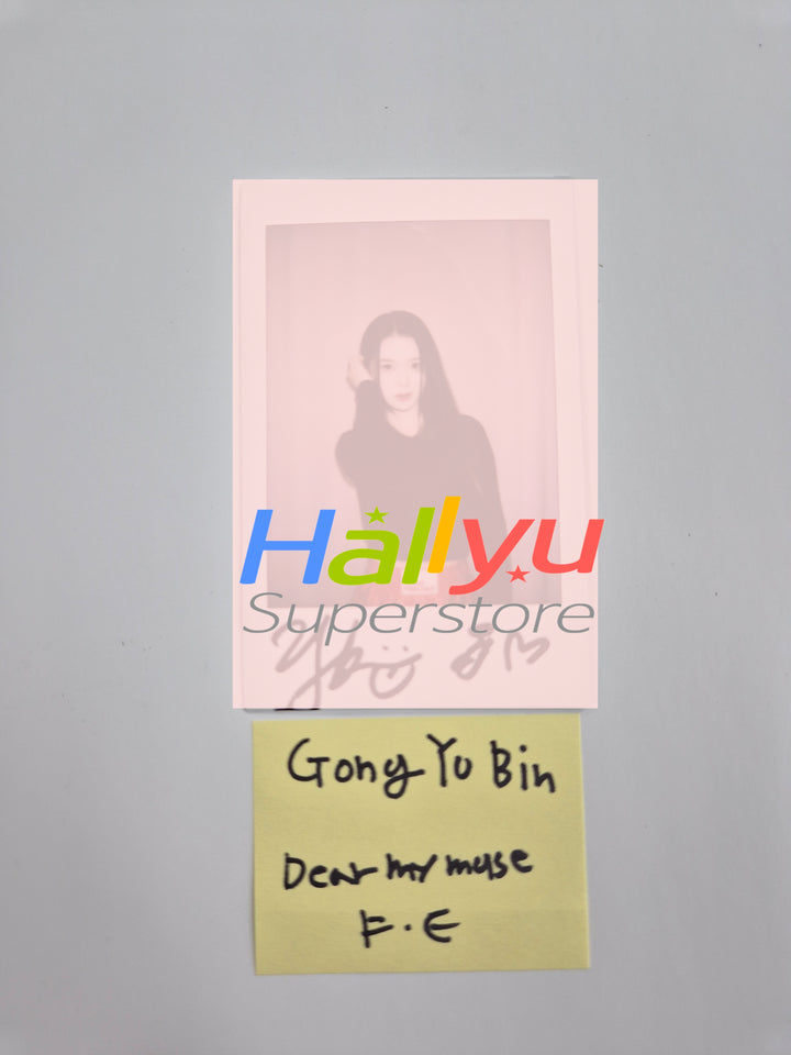 Gong yu Bin (of TripleS) - Hand Autographed(Signed) Polaroid [26.02.19]