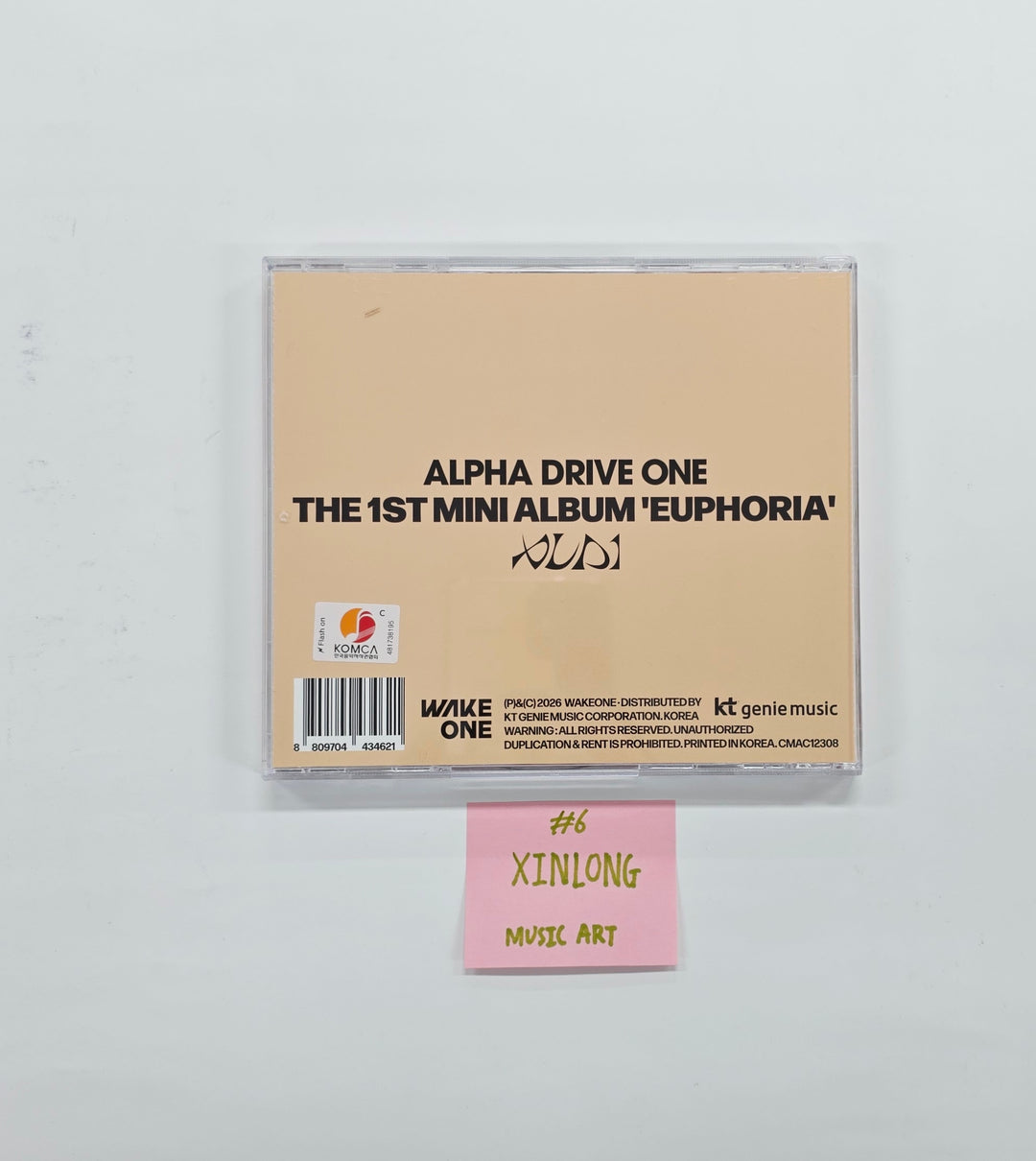 ALPHA DRIVE ONE "EUPHORIA" - Hand Autographed(Signed) Album [26.02.23]