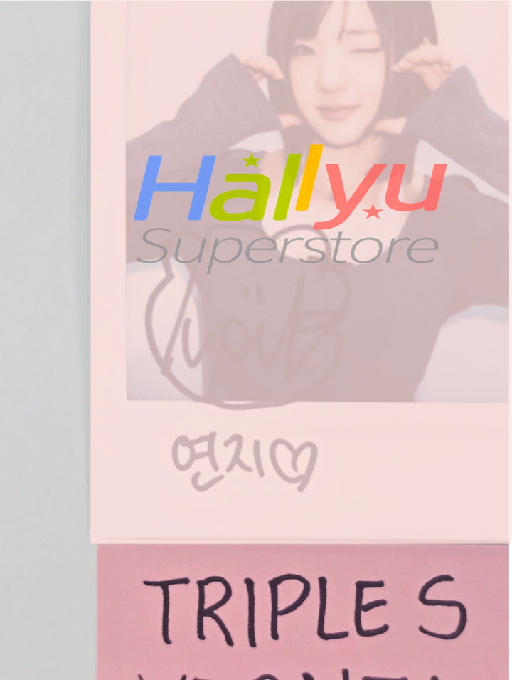 YEONJI (of TripleS) - Hand Autographed(Signed) Polaroid [26.02.23]
