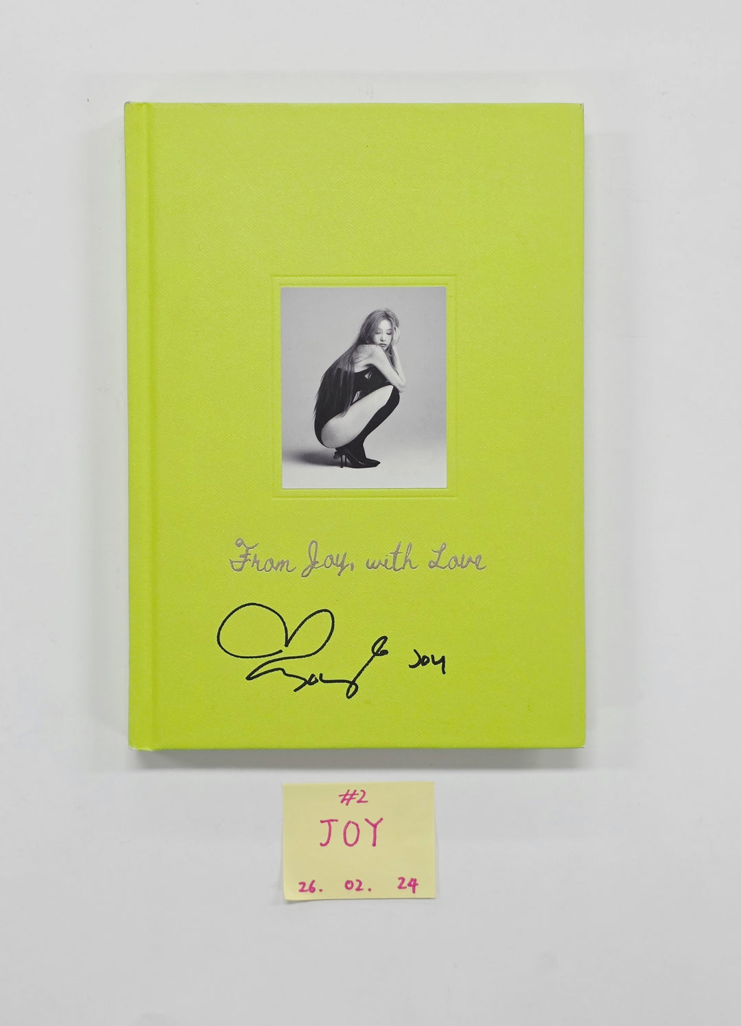 JOY (of Red Velvet) "From JOY, with Love" - Hand Autograhped(Signed) Promo Album [26.02.24]
