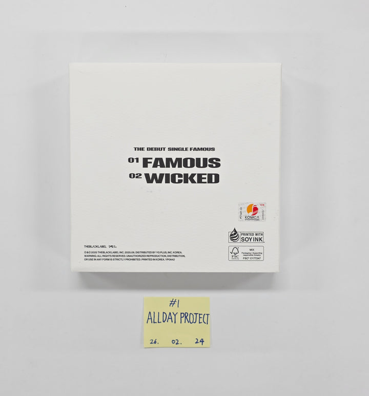 ALL DAY PROJECT "ALL DAY PROJECT", ALLDAY PROJECT "FAMOUS" - Hand Autographed(Signed) Promo Album [26.02.24]