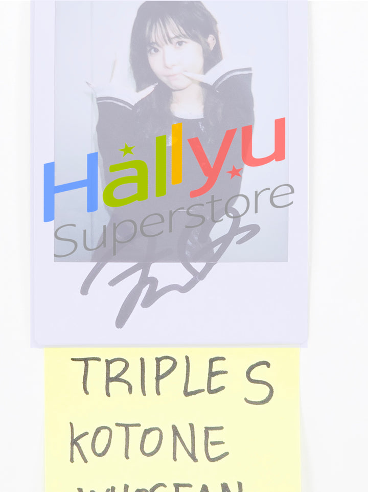 Kotone (of TripleS) - Hand Autographed(Signed) Polaroid [26.02.25]