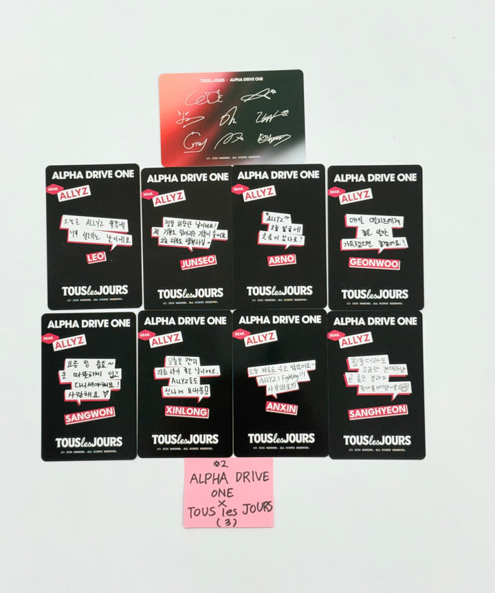 ALPHA DRIVE ONE - ALPHA DRIVE ONE X TOUSleaJOURS Event Photocard Set [26.02.26]