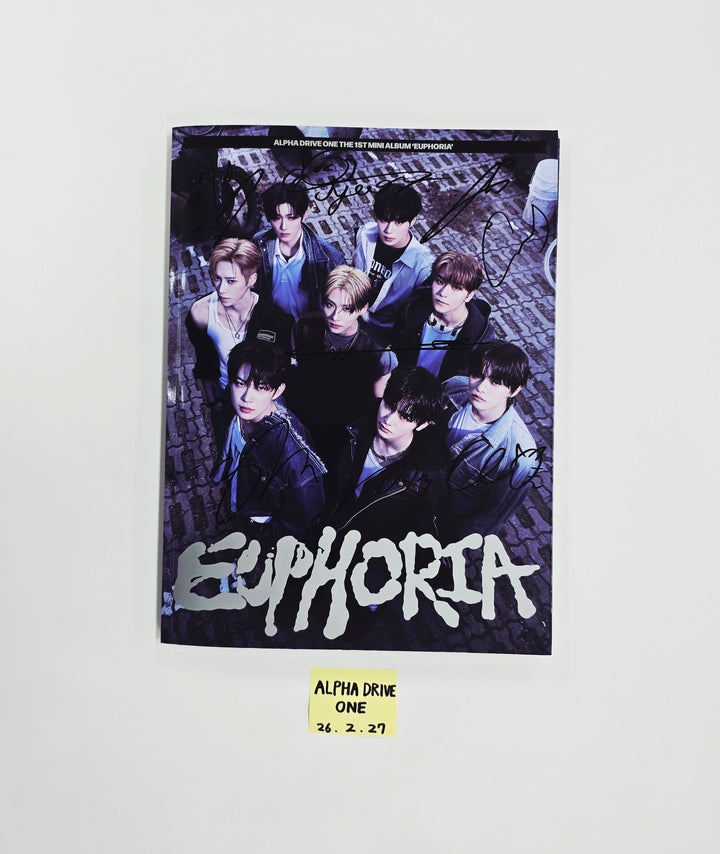 ALPHA DRIVE ONE "EUPHORIA" - Hand Autographed(Signed) Promo Album [26.02.27]