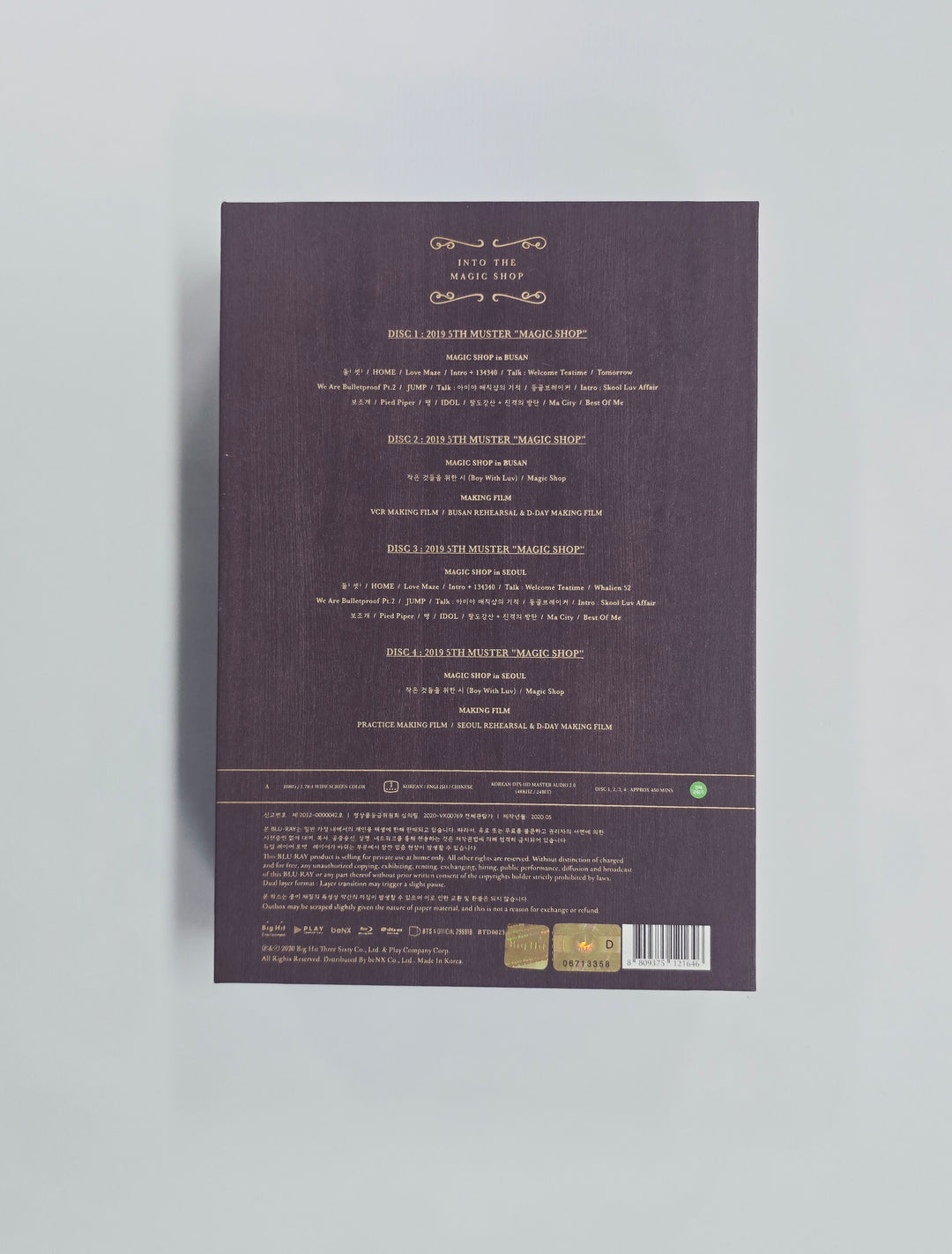 BTS - BTS 5th MUSTER "MAGIC SHOP" Blu-ray [26.02.27]