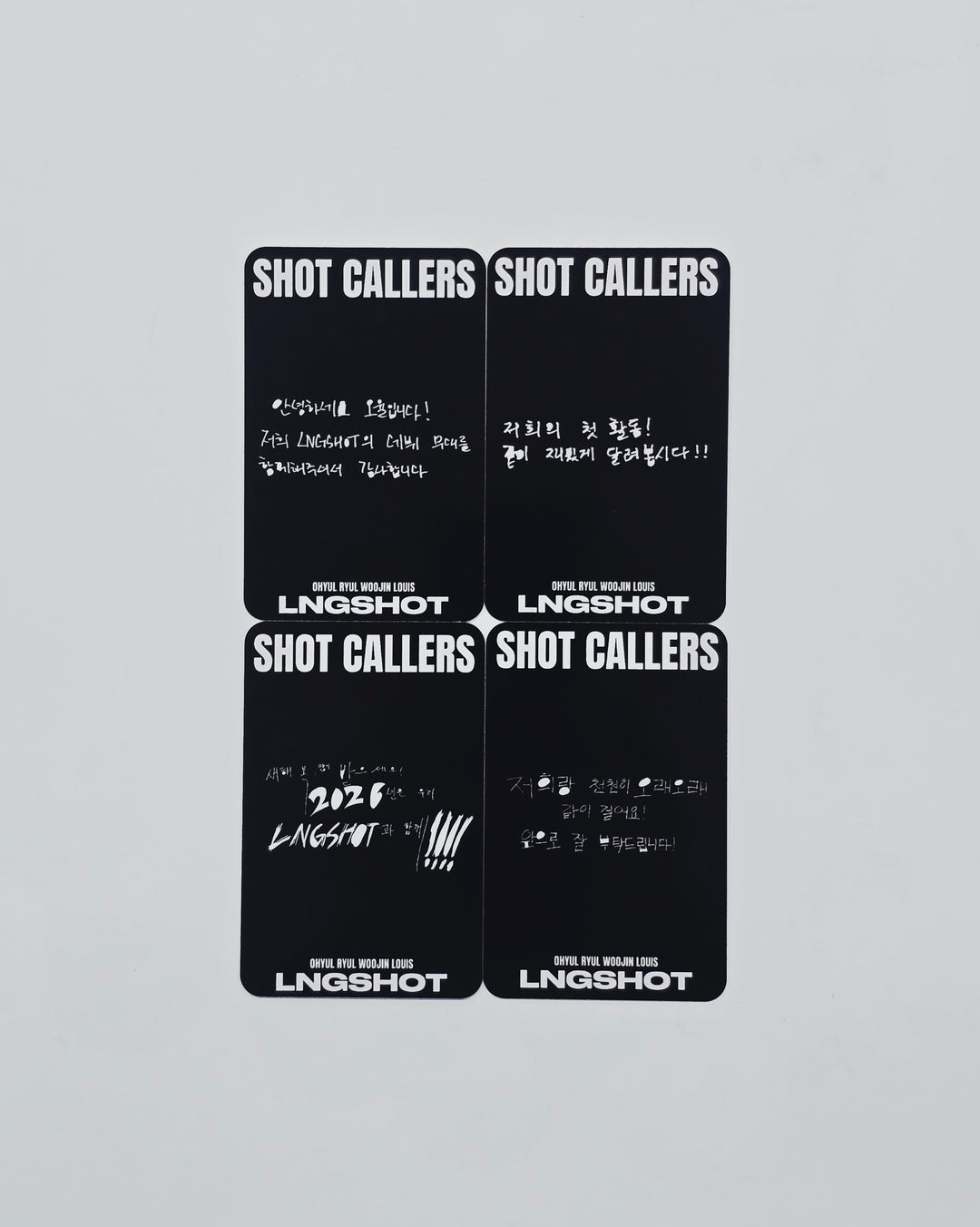 LNGSHOT "SHOT CALLERS" - Broadcast Photocard [26.03.03]