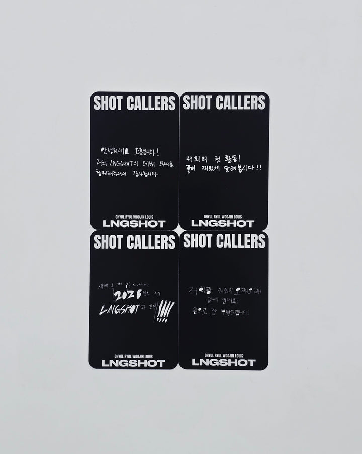 LNGSHOT "SHOT CALLERS" - Broadcast Photocard [26.03.03]
