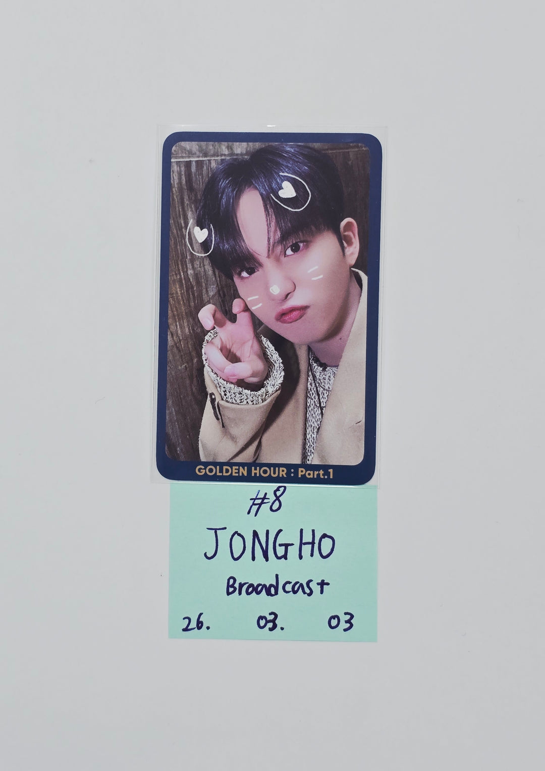 ATEEZ "GOLDEN HOUR : Part.1" - Broadcast Photocard [26.03.03]