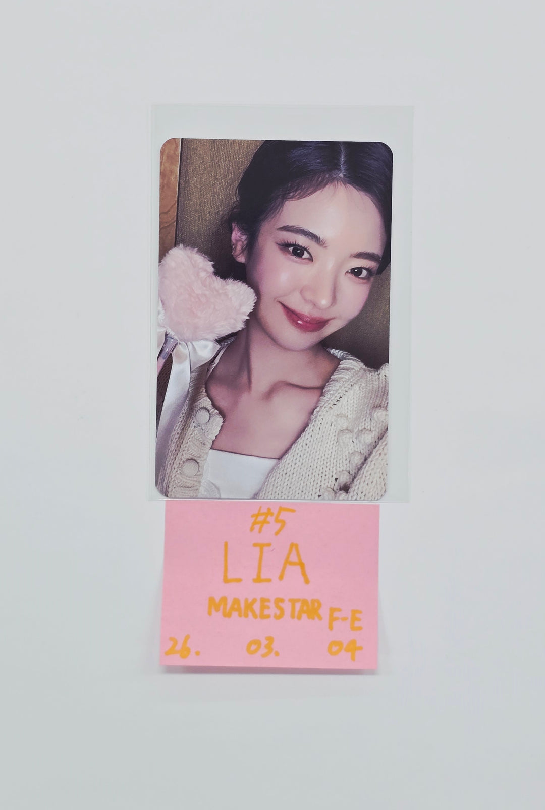 ITZY "TUNNEL VISION" - Makestar Fansign Event Photocard R8 (POCAALBUM Ver.) [26.03.04]