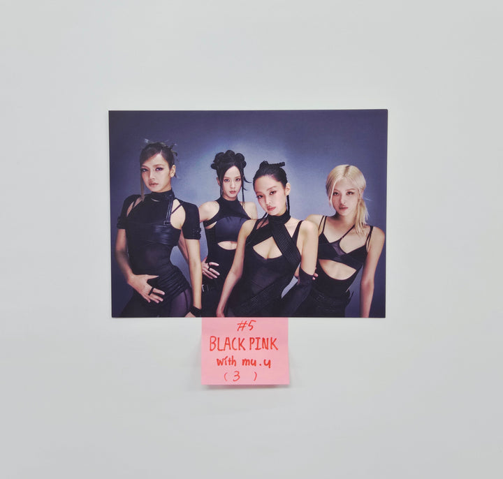 Black Pink "DEADLINE" - Withmuu Pre-Order Benefit Photocard, Postcard (SILVER Ver.) [26.03.04]
