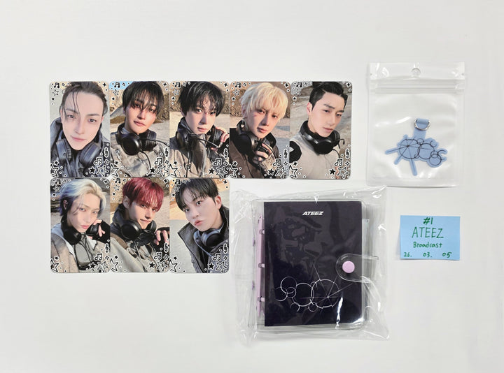 ATEEZ "GOLDEN HOUR : Part.4" - Broadcast Photocard set + Photocard Binder [26.03.05]