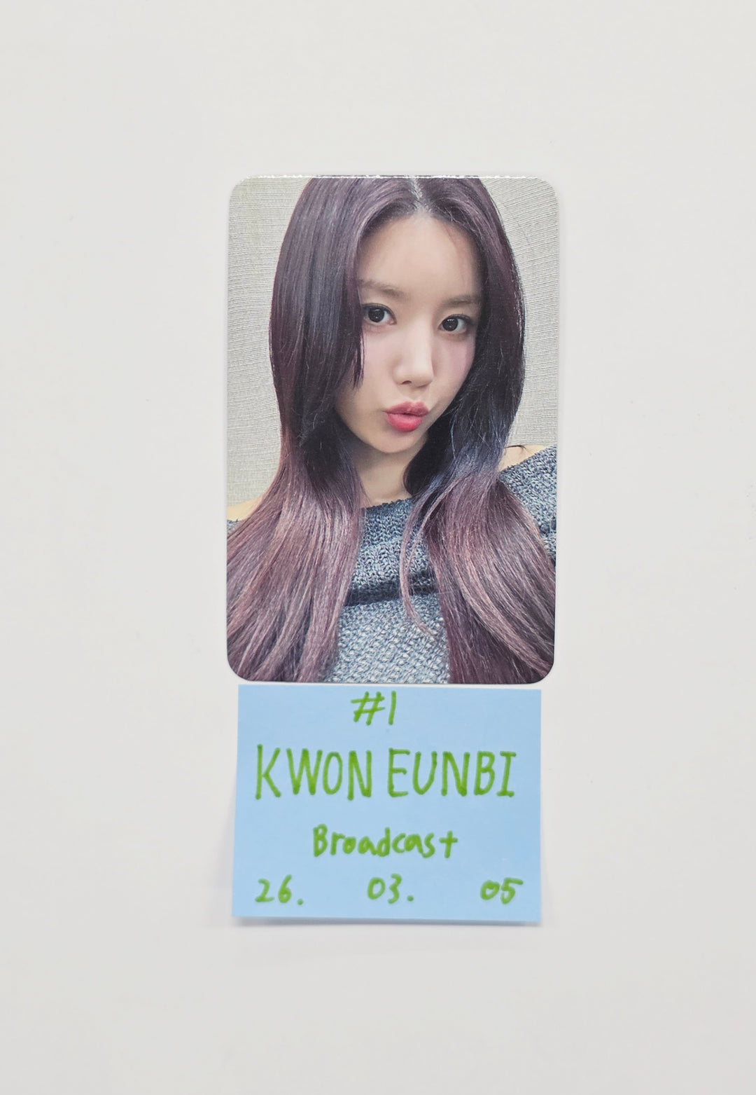 KWON EUNBI - Broadcast Photocard [26.03.05]