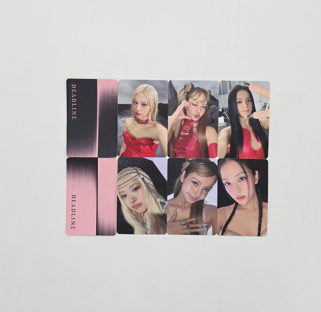 Black Pink "DEADLINE" - Official Photocard Set(4ea)(Black + Pink Ver.) [26.03.05]