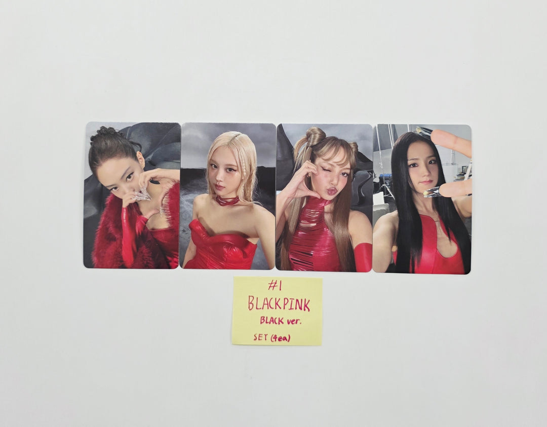 Black Pink "DEADLINE" - Official Photocard Set(4ea)(Black + Pink Ver.) [26.03.05]