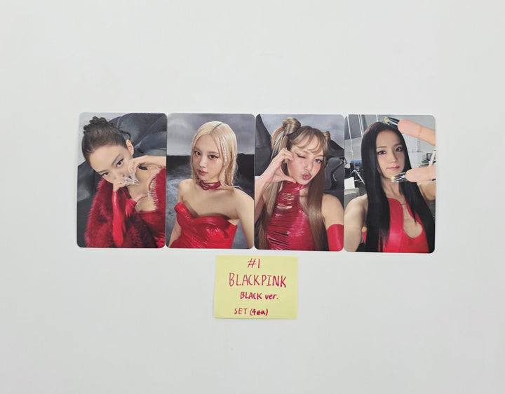 Black Pink "DEADLINE" - Official Photocard Set(4ea)(Black + Pink Ver.) [26.03.05]