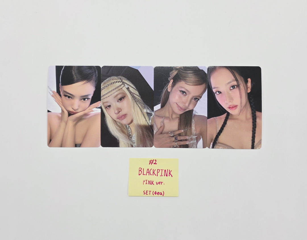 Black Pink "DEADLINE" - Official Photocard Set(4ea)(Black + Pink Ver.) [26.03.05]