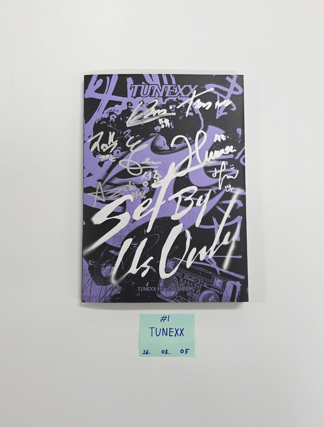TUNEXX "SET BY US ONLY" - Hand Autographed(Signed) Promo Album [26.03.06]