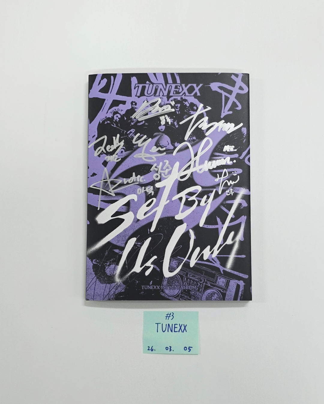TUNEXX "SET BY US ONLY" - Hand Autographed(Signed) Promo Album [26.03.06]
