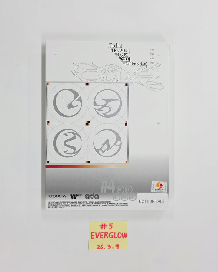 Everglow "CODE" - Hand Autographed(Signed) Promo Album [26.03.09]