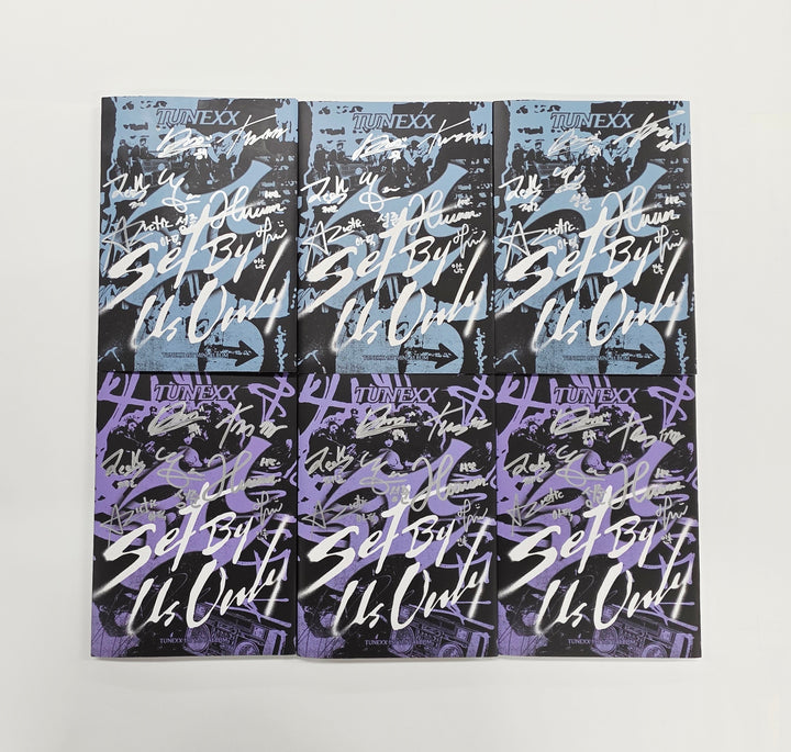 TUNEXX "SET BY US ONLY" - Hand Autographed(Signed) Promo Album [26.03.09]