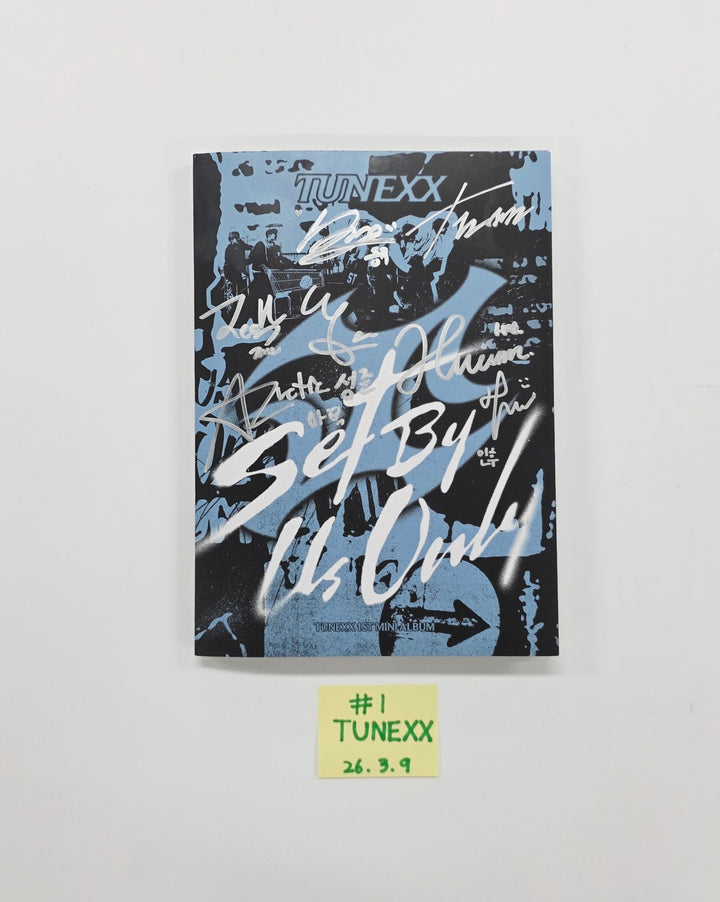 TUNEXX "SET BY US ONLY" - Hand Autographed(Signed) Promo Album [26.03.09]