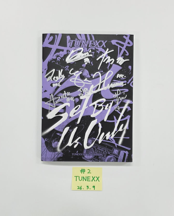 TUNEXX "SET BY US ONLY" - Hand Autographed(Signed) Promo Album [26.03.09]