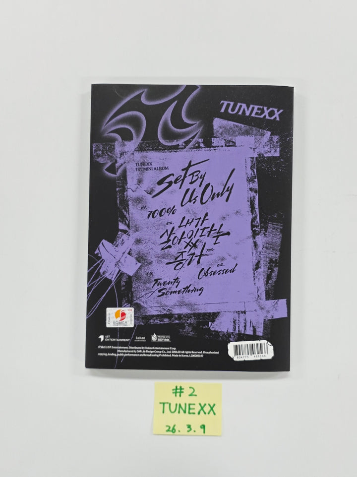 TUNEXX "SET BY US ONLY" - Hand Autographed(Signed) Promo Album [26.03.09]