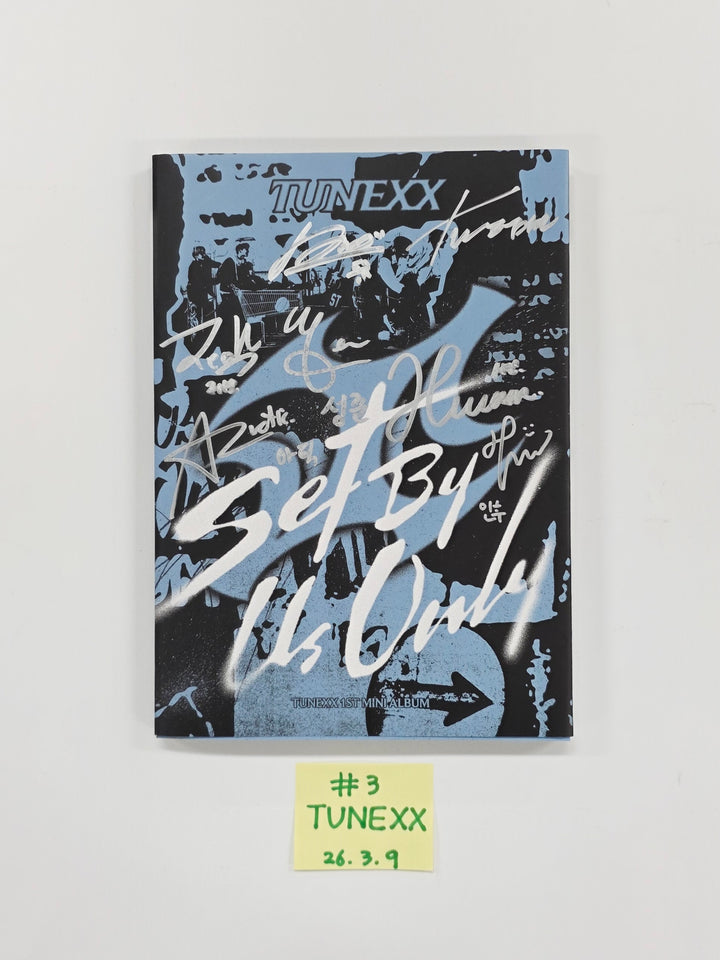 TUNEXX "SET BY US ONLY" - Hand Autographed(Signed) Promo Album [26.03.09]