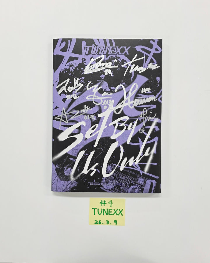 TUNEXX "SET BY US ONLY" - Hand Autographed(Signed) Promo Album [26.03.09]