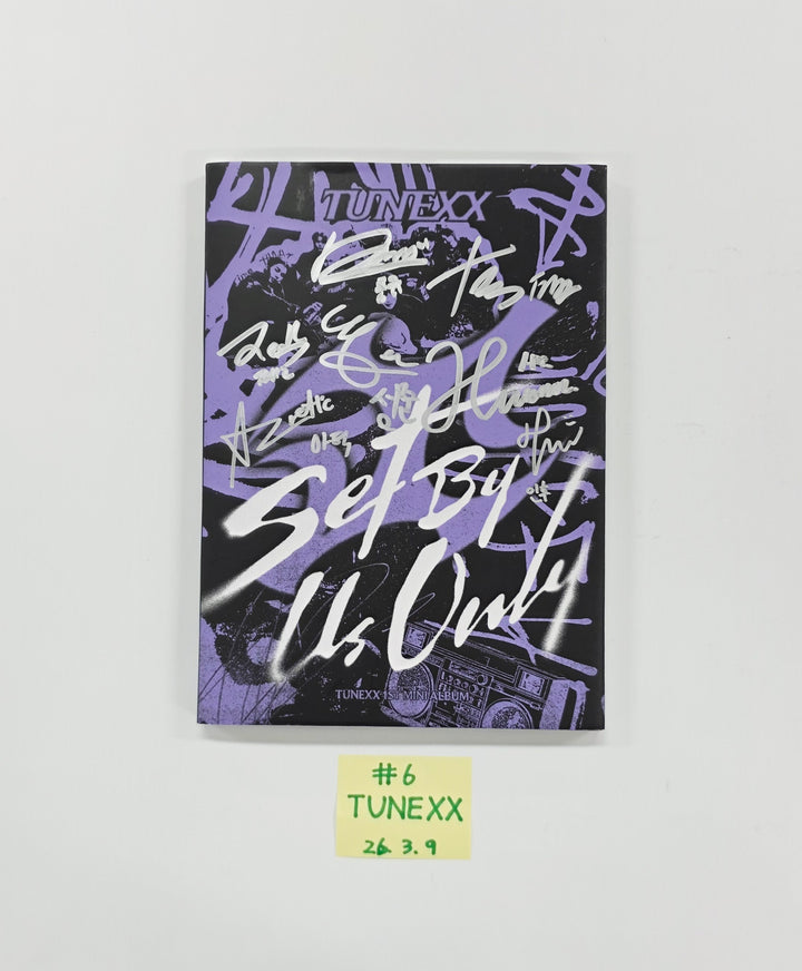 TUNEXX "SET BY US ONLY" - Hand Autographed(Signed) Promo Album [26.03.09]