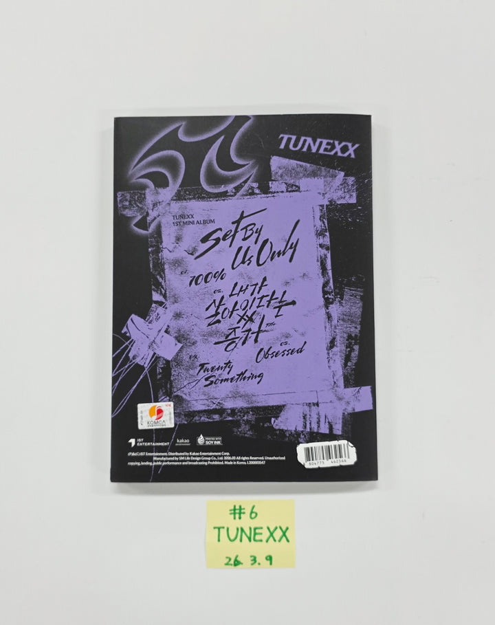 TUNEXX "SET BY US ONLY" - Hand Autographed(Signed) Promo Album [26.03.09]
