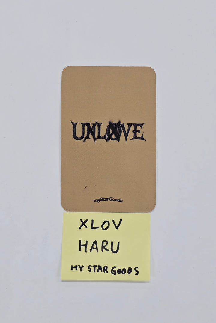 HARU (of XLOV) "UXLXVE" - Hand Autograhped(Signed) Photocard [26.03.09]