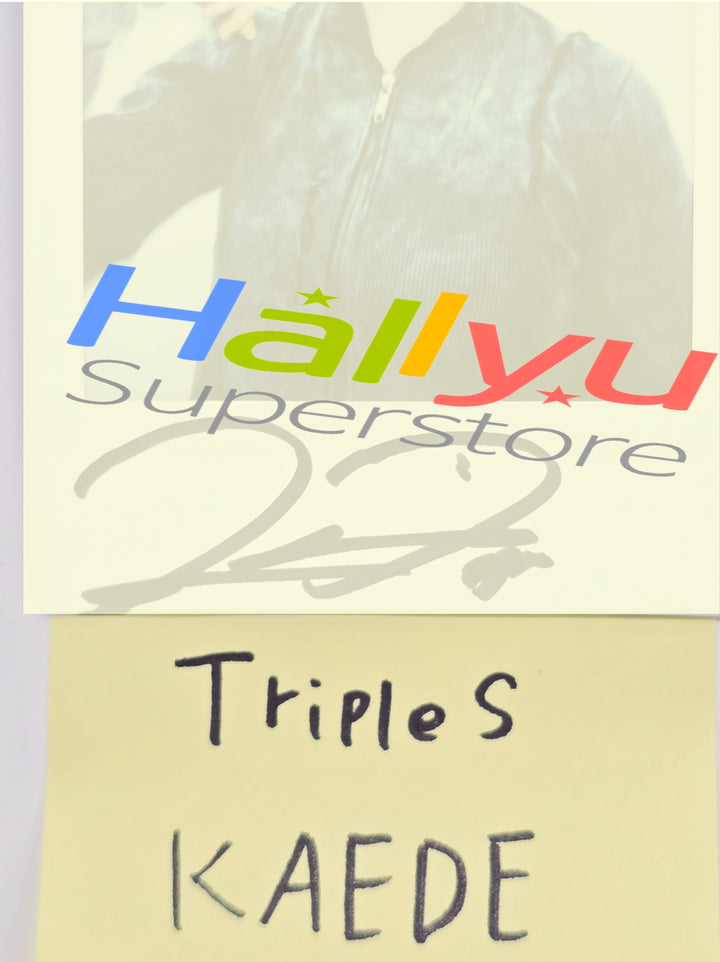 KAEDE (of TripleS) - Hand Autograhped(Signed) Polaroid [26.03.10]