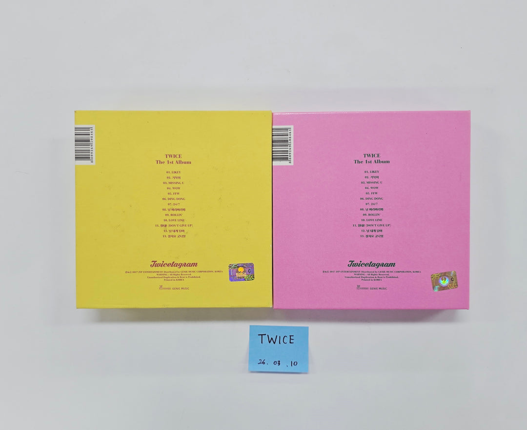 TWICE "Twicetagram" - Hand Autographed(Signed) Promo Album + non-autographed album [26.03.10]