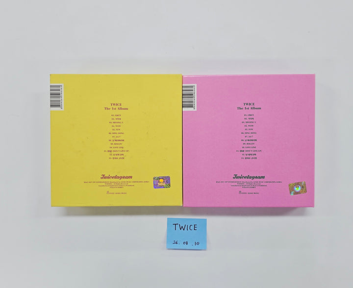 TWICE "Twicetagram" - Hand Autographed(Signed) Promo Album + non-autographed album [26.03.10]