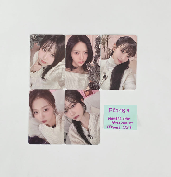 Fromis_9 - ENCORE World Tour Membership Event Photocard Day3 Set (5ea) [26.03.11]