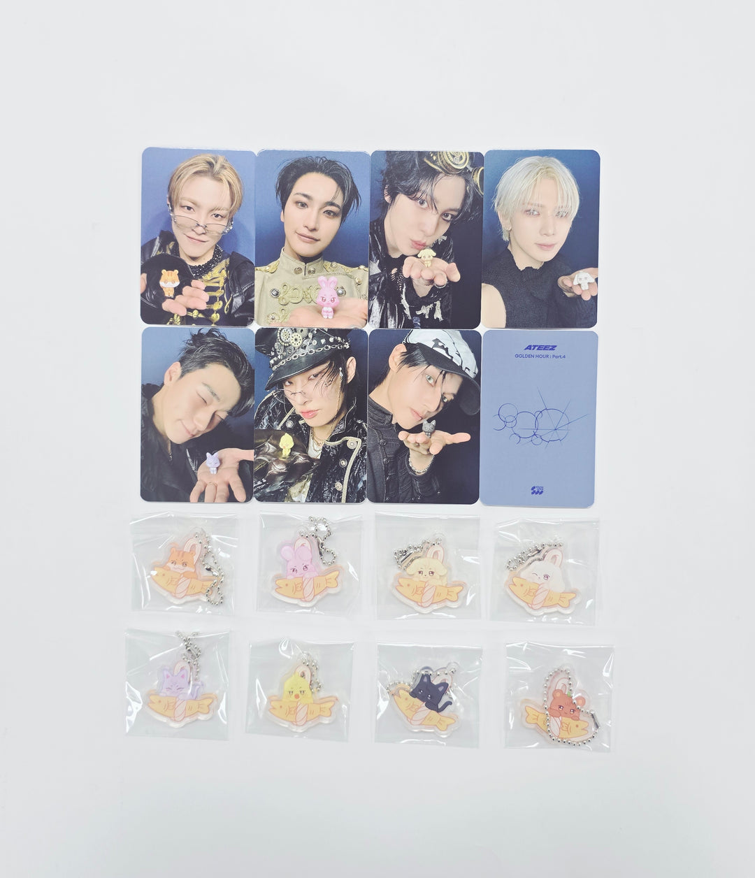 ATEEZ "GOLDEN HOUR : Part.4" -Soundwave Special Gift Event Photocard, Keyring [26.03.11]
